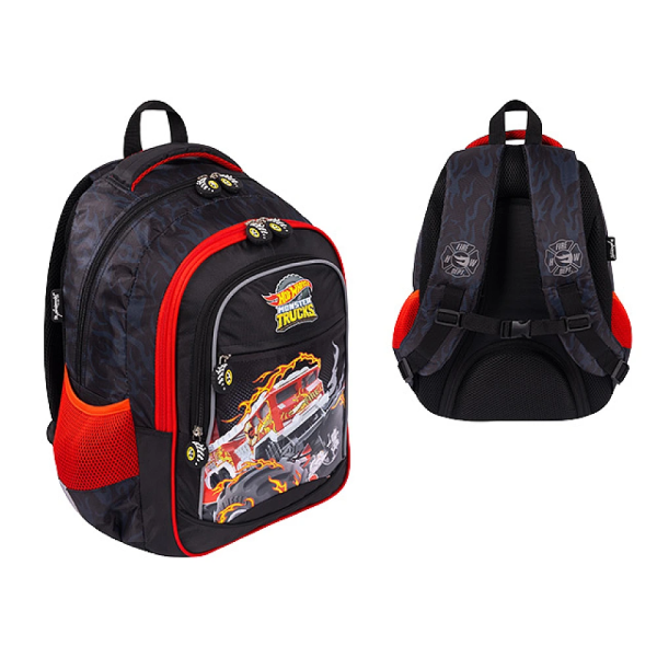 Ghiozdan scolar Bambino Hot Wheels 29X19X40cm Ghiozdan scolar Bambino Hot Wheels 29X19X40cm