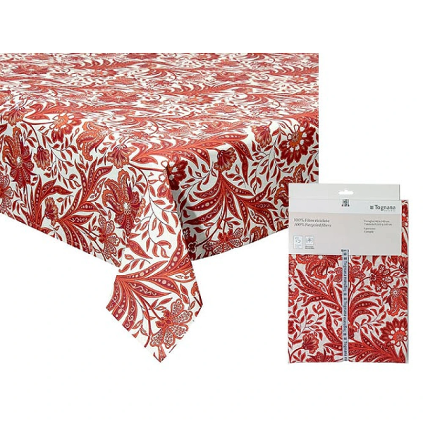 Скатерть 140X140cm Tognana Red Ornament Скатерть 140X140cm Tognana Red Ornament