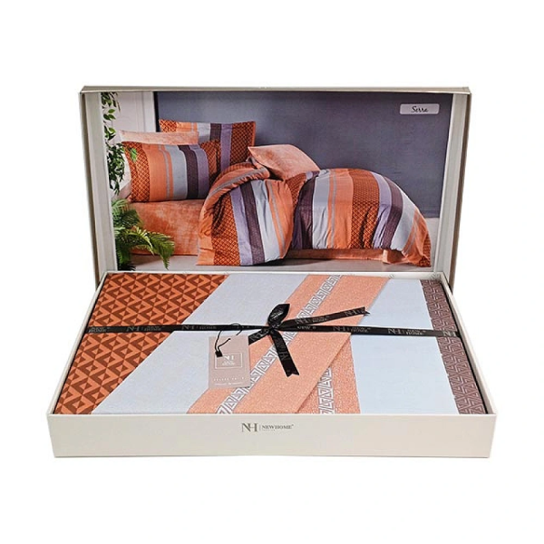 Lenjerie de pat Euro 2 NH Delux Satin Serra Lenjerie de pat Euro 2 NH Delux Satin Serra
