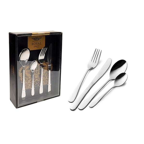 Set 24 de tacâmuri Pinti Princess Mirror Finish, inox Set 24 de tacâmuri Pinti Princess Mirror Finish, inox