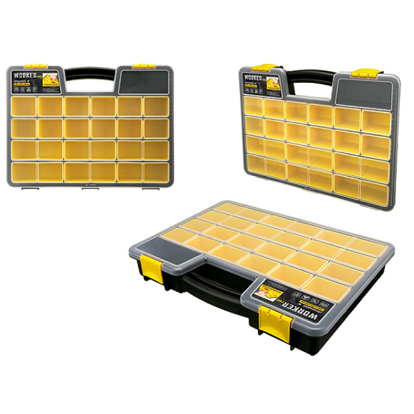 Органайзер для хранения мелких предметов Bytplast Worker Pro 39X29.5X6cm, серый Органайзер для хранения мелких предметов Bytplast Worker Pro 39X29.5X6cm, серый