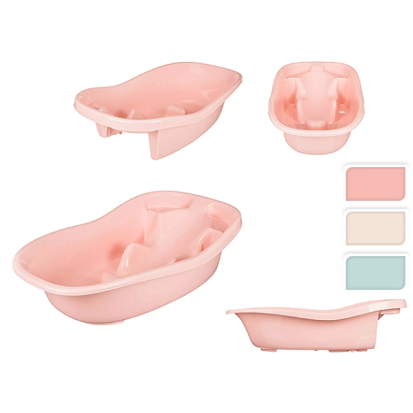 Cada pentru bebelusi Plastiska 38l, 91X51.5X24.6cm, anatomic, cu scurgere Cada pentru bebelusi Plastiska 38l, 91X51.5X24.6cm, anatomic, cu scurgere