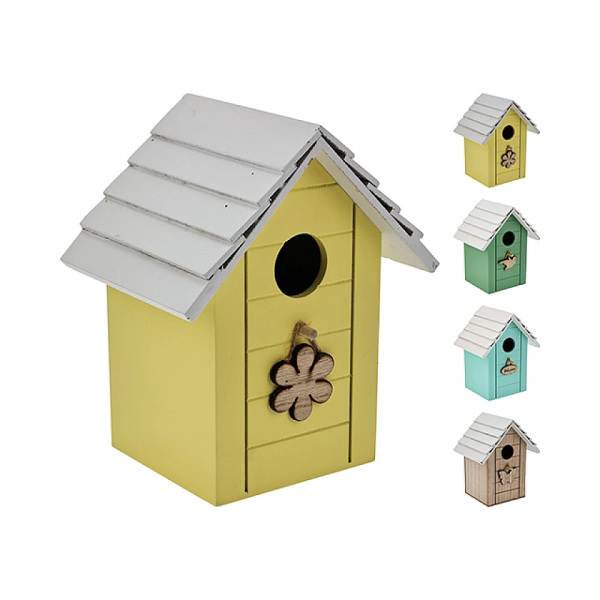 Casuta din lemn pentru pasari 14X11X17 см Casuta din lemn pentru pasari 14X11X17 см