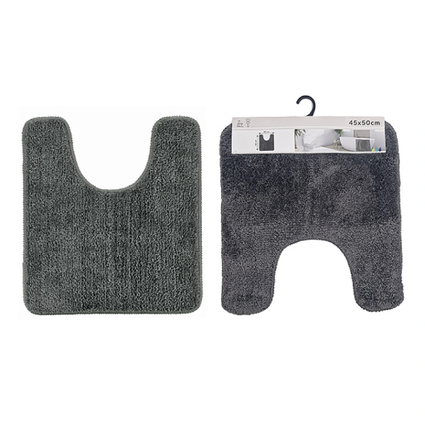 Covoras pentru WC 45X50cm Tendance, microfibra, gri inchis Covoras pentru WC 45X50cm Tendance, microfibra, gri inchis