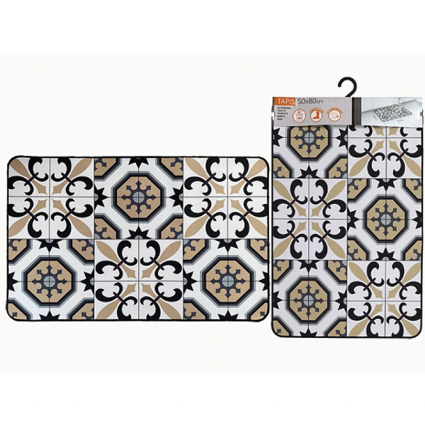Covoras antiderapant 50X80cm Luance Carmen, poliester/ cauciuc Covoras antiderapant 50X80cm Luance Carmen, poliester/ cauciuc