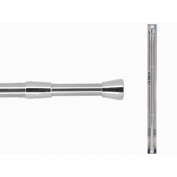 Tija glisanta pentru perdea Tendance 110-200 cm, inox Tija glisanta pentru perdea Tendance 110-200 cm, inox