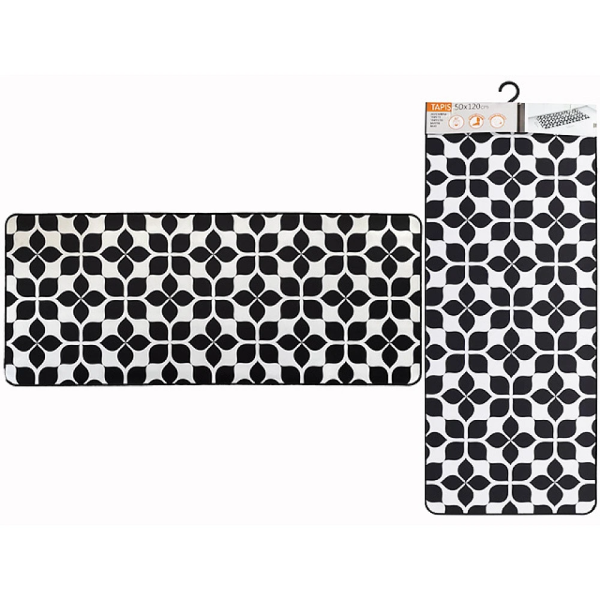 Covoras antiderapant 50X120 cm Luance Marta, poliester/ cauciuc Covoras antiderapant 50X120 cm Luance Marta, poliester/ cauciuc