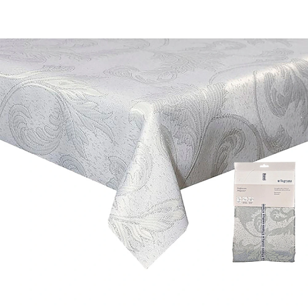 Скатерть 140X240см Tognana Silver Prince, 100% полиэстер Скатерть 140X240см Tognana Silver Prince, 100% полиэстер