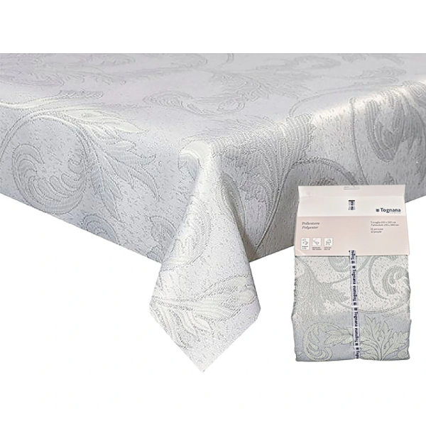 Скатерть 150X350 см Tognana Silver Prince, 100% полиэстер, водоотталкивающая Скатерть 150X350 см Tognana Silver Prince, 100% полиэстер, водоотталкивающая