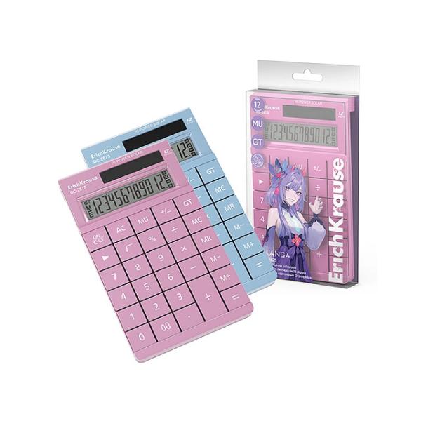 Calculator 12-Digit ErichKrause DC-2675 Manga Calculator 12-Digit ErichKrause DC-2675 Manga