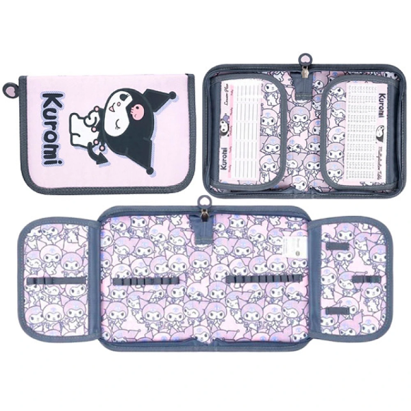 Penar 21X14X3.5cm Bambino Kuromi Pink, textil
