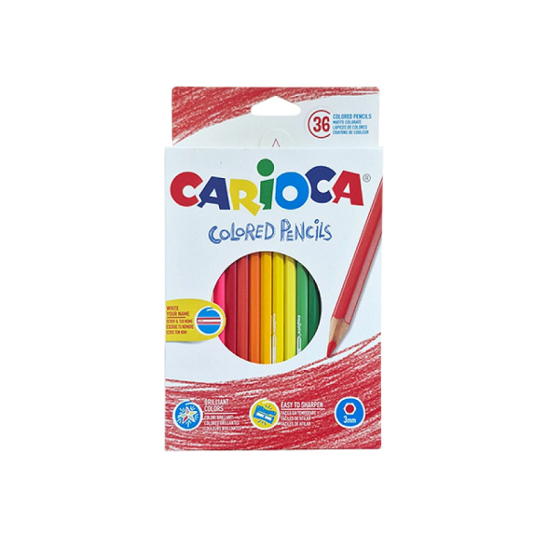 Набор карандашей цветных 36 шт Carioca Colored Набор карандашей цветных 36 шт Carioca Colored