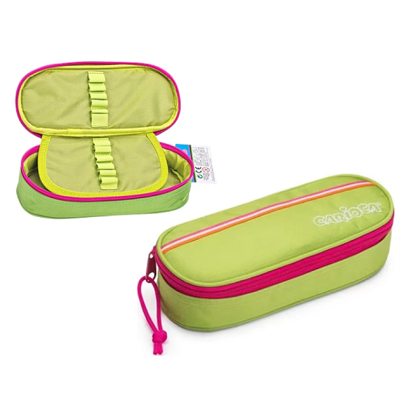 Penar Carioca Fluo cu fermoar, fara rechizite, verde Penar Carioca Fluo cu fermoar, fara rechizite, verde