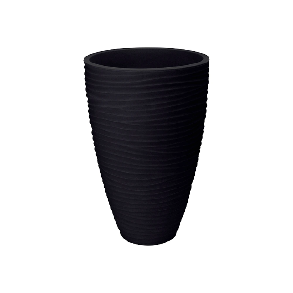 Ghiveci pentru flori din plastic "Vaza" D39cm, H60 cm, antracit Ghiveci pentru flori din plastic "Vaza" D39cm, H60 cm, antracit