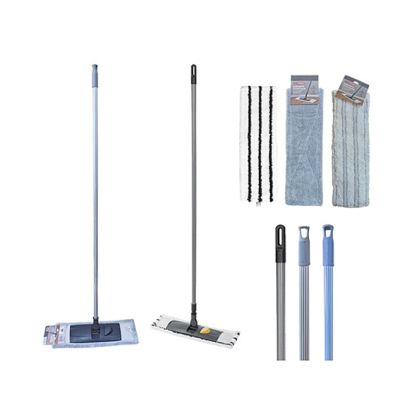 Mop plat Econova, duza microfibra 42X15cm, maner 120cm Mop plat Econova, duza microfibra 42X15cm, maner 120cm