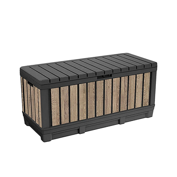 Lada pentru depozitare Keter Kentwood 340l, 128X53.6X59 cm, gri Lada pentru depozitare Keter Kentwood 340l, 128X53.6X59 cm, gri