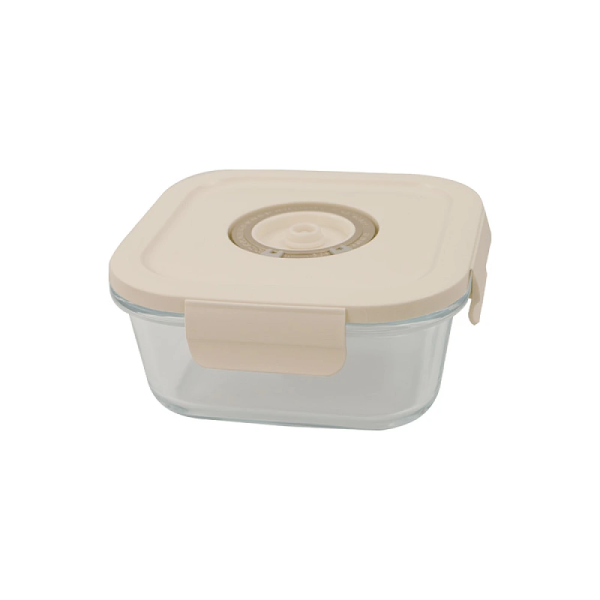 Recipient pentru vidat cu capac Frigoverre Perla 0.8 l, 16X16X7 cm, sticla Recipient pentru vidat cu capac Frigoverre Perla 0.8 l, 16X16X7 cm, sticla