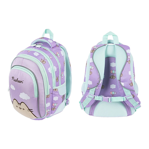 Рюкзак школьный ортопедический 28X18X40 см Pusheen Violet Рюкзак школьный ортопедический 28X18X40 см Pusheen Violet