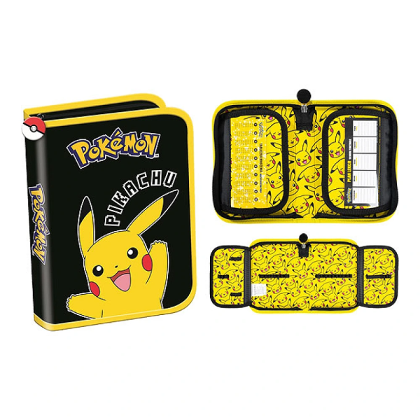 Пенал-книжка 1zip 20.5X14X3.5 cm Pokemon Pikachu, текстиль Пенал-книжка 1zip 20.5X14X3.5 cm Pokemon Pikachu, текстиль