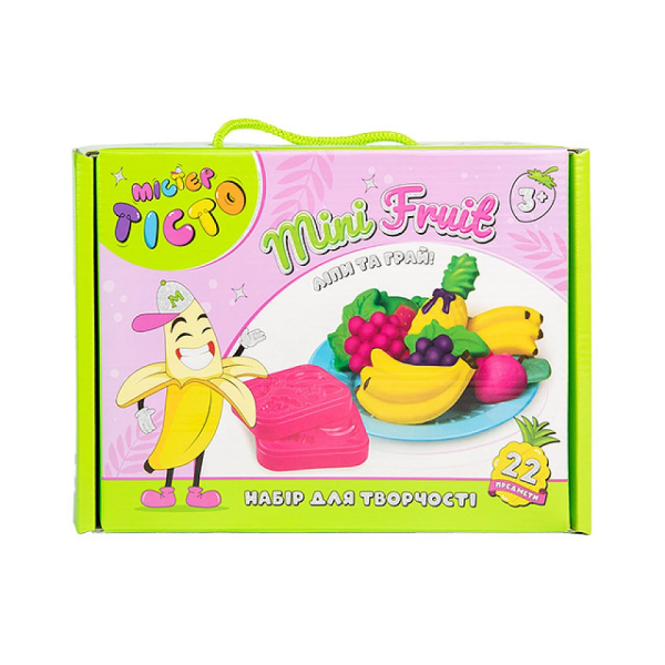 Набор для творчества Мистер тесто "Mini Fruit", 22ед Набор для творчества Мистер тесто "Mini Fruit", 22ед