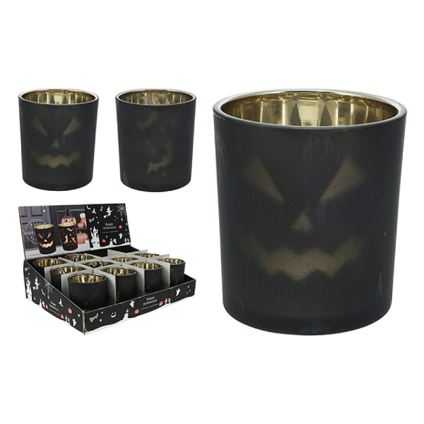 Sfesnic din sticla Halloween 5.5Х6.5 cm Sfesnic din sticla Halloween 5.5Х6.5 cm