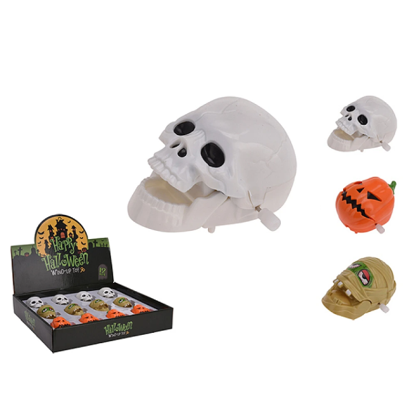 Jucarie saritoare Halloween Craniu 7Х5cm, plastic Jucarie saritoare Halloween Craniu 7Х5cm, plastic