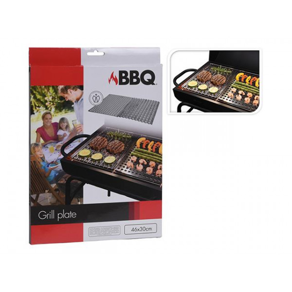 Решетка для гриля-лист BBQ 30X23cm, нерж