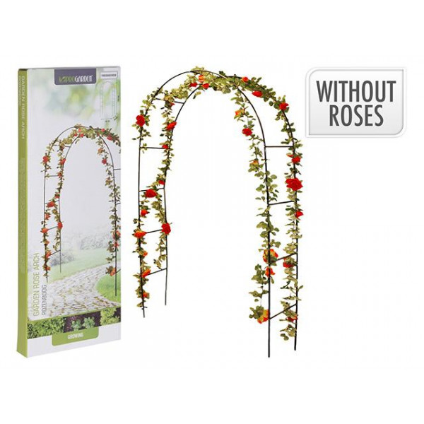 Arcada de gradina pentru flori cataratoare 140X36X240cm, metal Arcada de gradina pentru flori cataratoare 140X36X240cm, metal