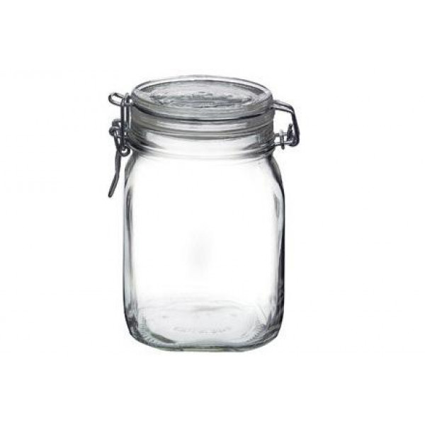 Borcan pentru pastrare/conservare Fido 1l, cu capac clema
