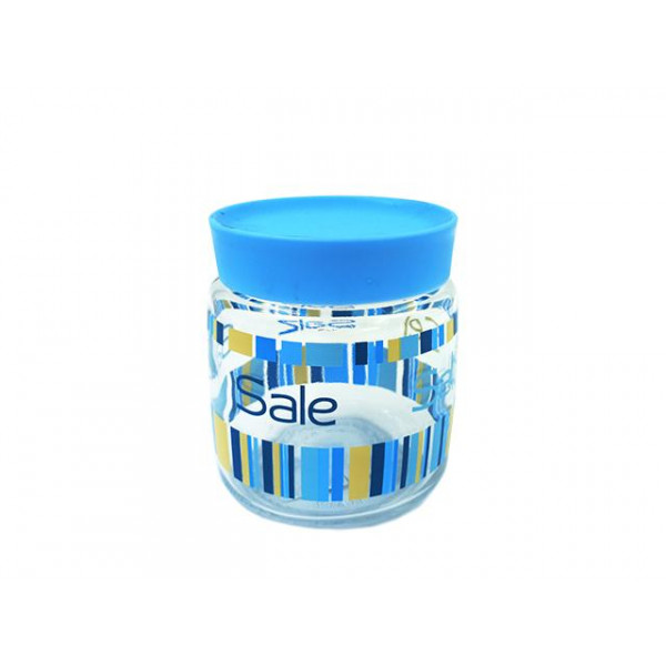 Borcan din sticla Giara Fun 0.75l "Sare"