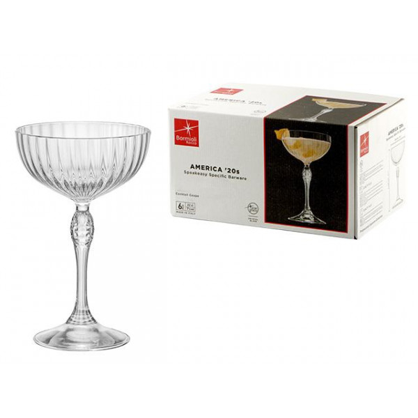 Set pocale pentru coctail America'20s 6buc, 220ml Set pocale pentru coctail America'20s 6buc, 220ml