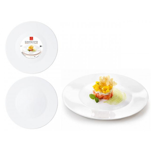 Блюдо 33cm Grangusto белое, стеклокерамика Блюдо 33cm Grangusto белое, стеклокерамика