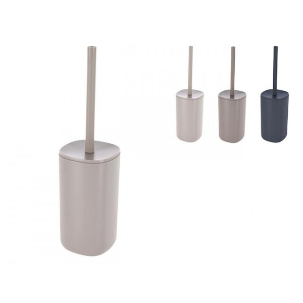 Perie WC cu suport Bathroom 9.5X9.5X35cm Coștes, din polistirol Perie WC cu suport Bathroom 9.5X9.5X35cm Coștes, din polistirol