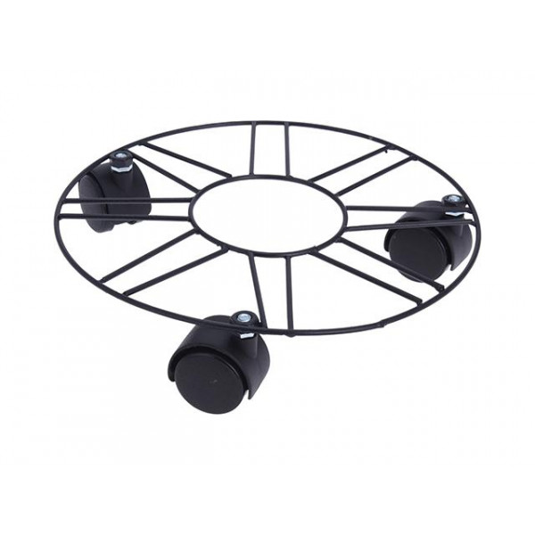 Suport pentru ghiveci D25cm, pe roti, metal Suport pentru ghiveci D25cm, pe roti, metal