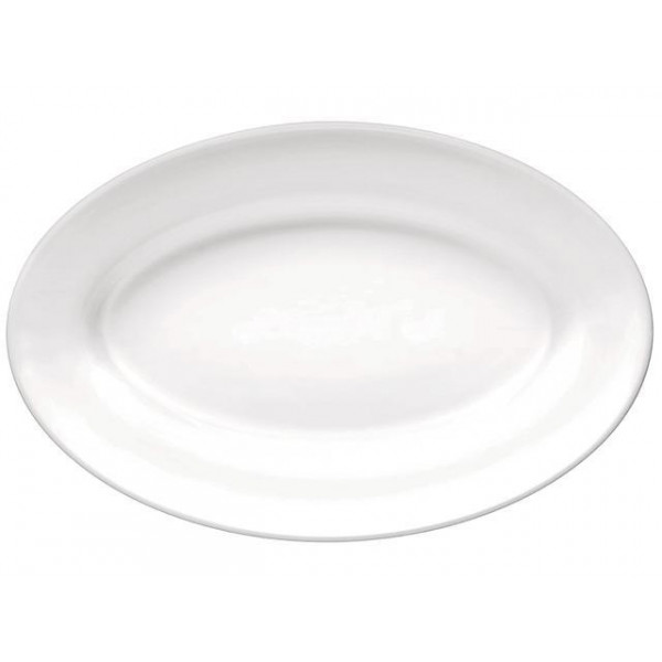 Блюдо овальное 22cm Toledo, белое, стеклокерамика Блюдо овальное 22cm Toledo, белое, стеклокерамика