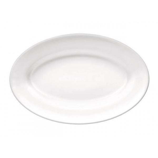 Platou oval 30X22cm Toledo, alb, opalglass Platou oval 30X22cm Toledo, alb, opalglass
