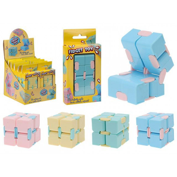 Cub antistres infinit 8X4X2cm, 4 modele Cub antistres infinit 8X4X2cm, 4 modele