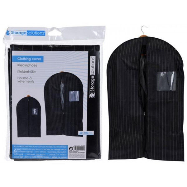Hus? pentru haine Storage Solutions 60X100cm, cu orificiu transparent Hus? pentru haine Storage Solutions 60X100cm, cu orificiu transparent