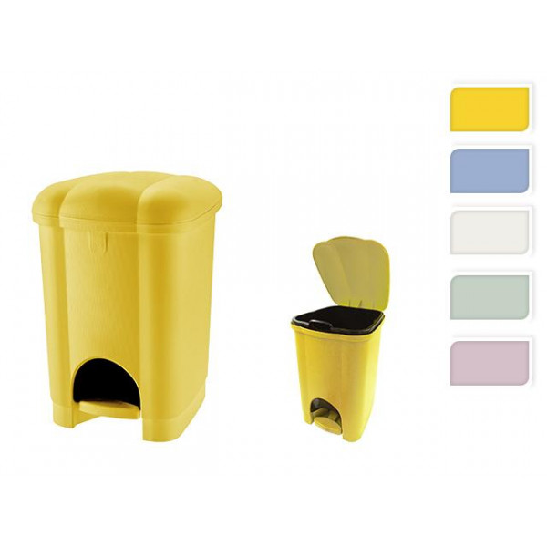 Cos pentru gunoi cu pedala Carolina 6l, 20X22.5X29.7cm Cos pentru gunoi cu pedala Carolina 6l, 20X22.5X29.7cm