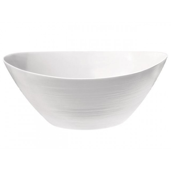 Salatiera din sticla de opal 25X24cm Prometeo, ovala Salatiera din sticla de opal 25X24cm Prometeo, ovala
