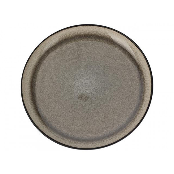 Тарелка десертная 21cm Reactiv Glaze, коричневая Тарелка десертная 21cm Reactiv Glaze, коричневая