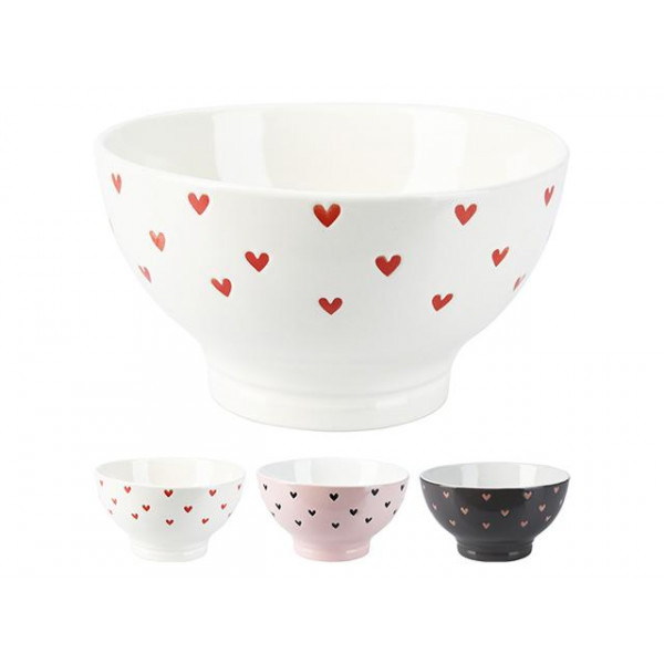 Salatiera din ceramica 13cm "Hearts" Salatiera din ceramica 13cm "Hearts"