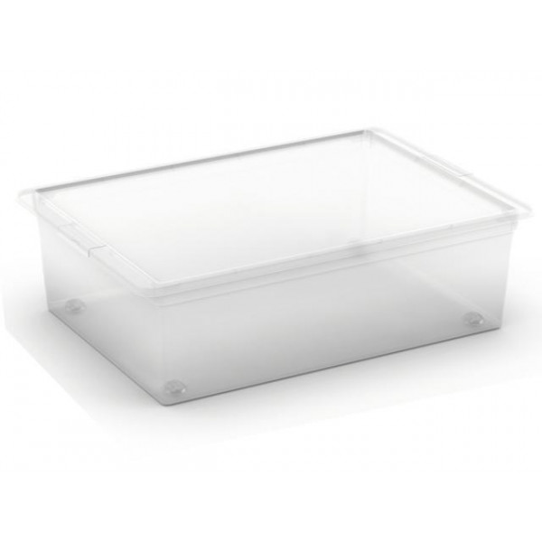 Коробка с крышкой C-box L 27l, 55X38.5XH16.5cm, на колесах