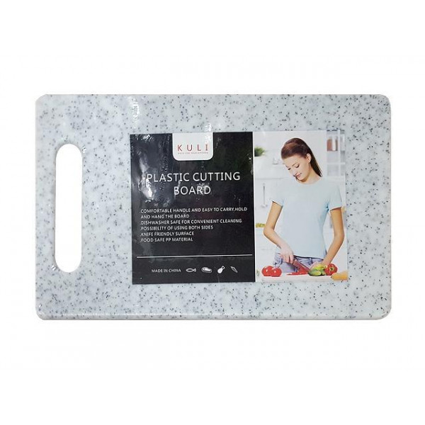 Tocator din plastic 35X25X0.7сm "granit", alba Tocator din plastic 35X25X0.7сm "granit", alba