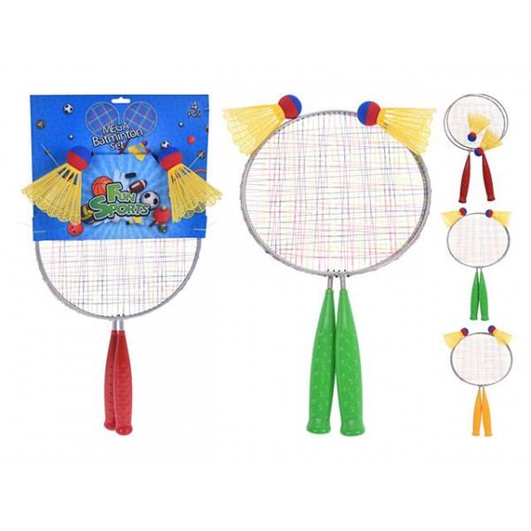 Set palete badminton MEGA L52cm + 2 fluturasi 13cm