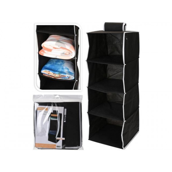 Organizator suspendabil Storage 4 sectiuni, 30X30X84cm Organizator suspendabil Storage 4 sectiuni, 30X30X84cm