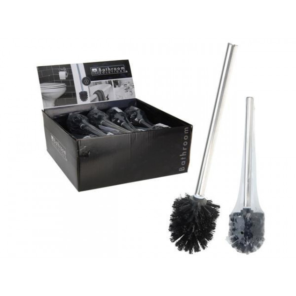 Perie pentru WC Bathroom 35cm, cu mânăr metalic