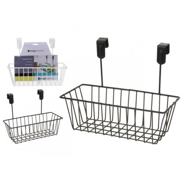Coș pentru pastrare suspendabil pe usa Storage 28X21X15cm, metal Coș pentru pastrare suspendabil pe usa Storage 28X21X15cm, metal