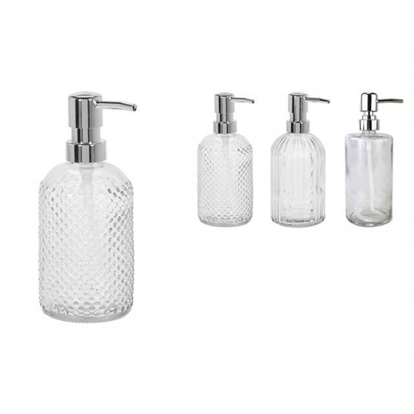 Диспенсер для мыла Bathroom 19cm, стекло рельефное Диспенсер для мыла Bathroom 19cm, стекло рельефное