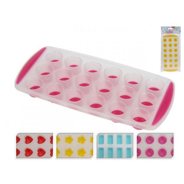 Forma pentru gheata EH "Figuri" 18sectiuni 24.5X11.7X2.5cm Forma pentru gheata EH "Figuri" 18sectiuni 24.5X11.7X2.5cm